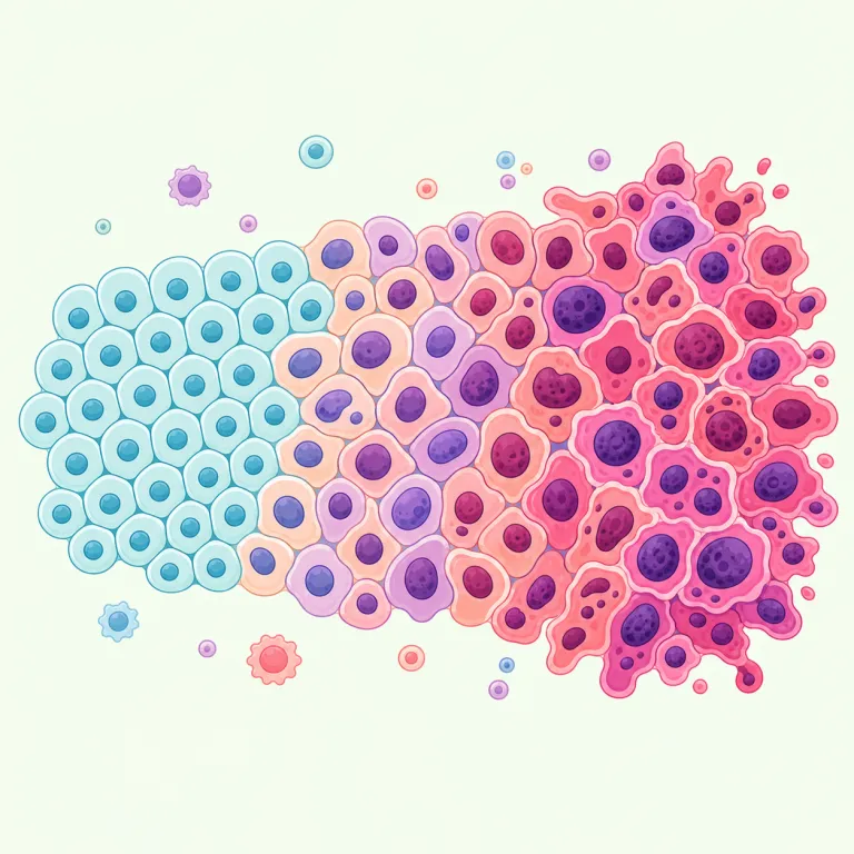 carcinogenesis（発がん・名詞）の覚え方イラスト — carcinogen（発がん物質）を知っていると覚えやすい語です