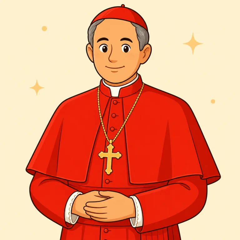 cardinal（枢機卿・noun）の覚え方イラスト
