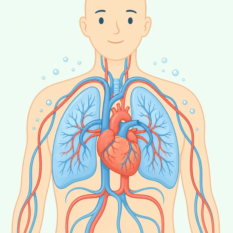 cardiopulmonary（心肺・形容詞）の覚え方イラスト — `cardio + pulmonary` と二分して覚えると定着しやすい語
