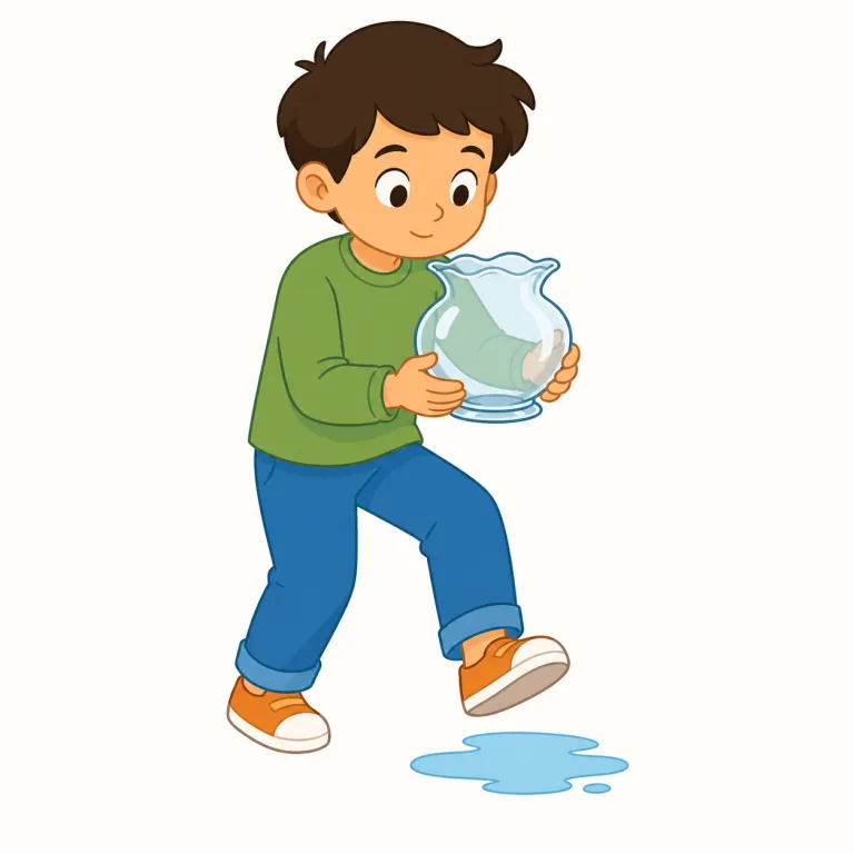 careful（注意深い・形容詞）の覚え方イラスト — care を知っていれば「気を配る感じ」が核