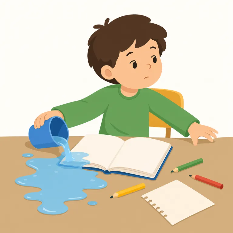 careless（不注意な・形容詞）の覚え方イラスト — careless は care「注意、気づかい」に -less「欠いた」が付いた語で、「必要な注意が足りない」と覚えます