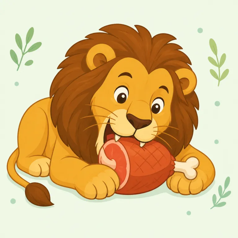 carnivorous（肉食の・形容詞）の覚え方イラスト — まず carnivore（肉食動物）を知っていれば、carnivorous はそこからそのまま「肉を食べる性質の」と広げて覚えやすいです