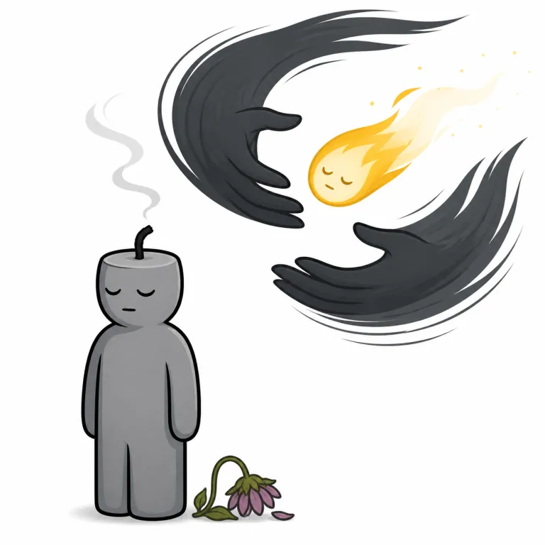 carry off（命を奪う・phrasal_verb）の覚え方イラスト