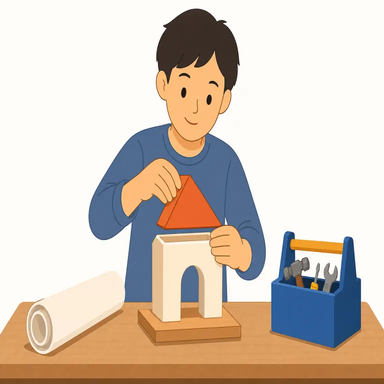 carry out（実行する・句動詞）の覚え方イラスト — このエントリの「実行する」は、carry out を「計画や命令を実際の行動に移す」という少し形式的な語として見る用法です
