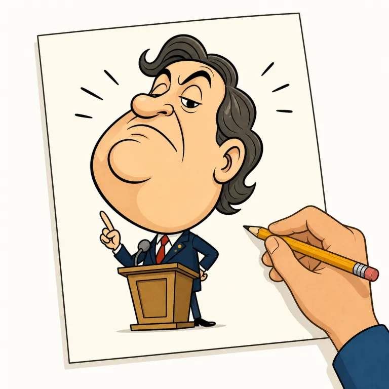 cartoon（漫画・名詞）の覚え方イラスト — このcartoonは「アニメ」という基本義とは別に、紙面や画面に描かれた漫画・風刺画を指す用法です