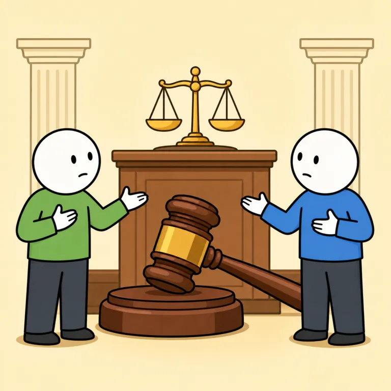 case（訴訟、事件・noun）の覚え方イラスト