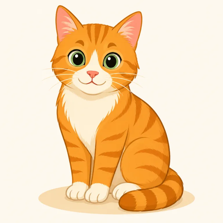 cat（猫・名詞）の覚え方イラスト — こちらは一匹の飼い猫より、猫という動物カテゴリーの入口として整理するとよいです
