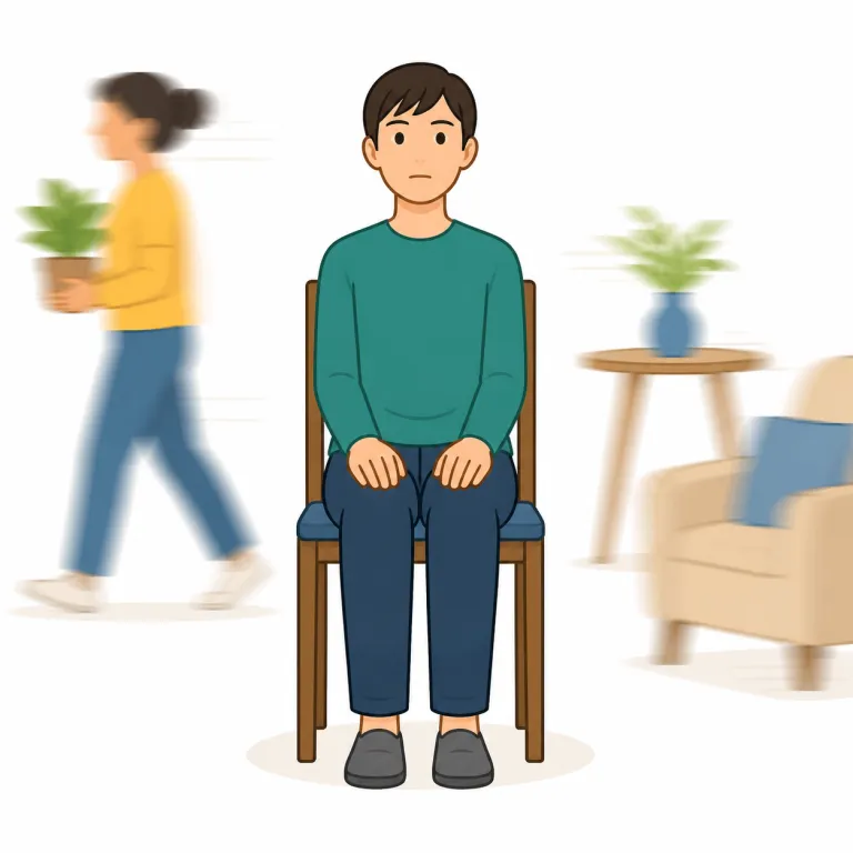 catatonic（緊張病性の・形容詞）の覚え方イラスト — catatonia（緊張病）に -ic が付いた形容詞として覚えると、「緊張病に関する」とつかみやすいです