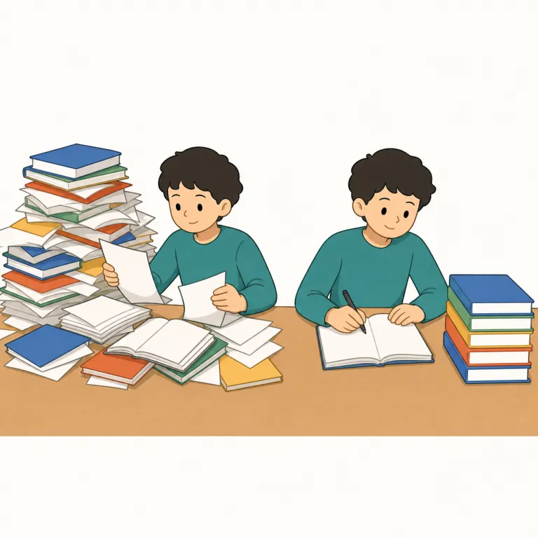 catch up on（遅れを挽回・句動詞）の覚え方イラスト — まず catch up で「追いつく」を固定し、on は「何について遅れを埋めるか」を示す目印として覚えるとよいです