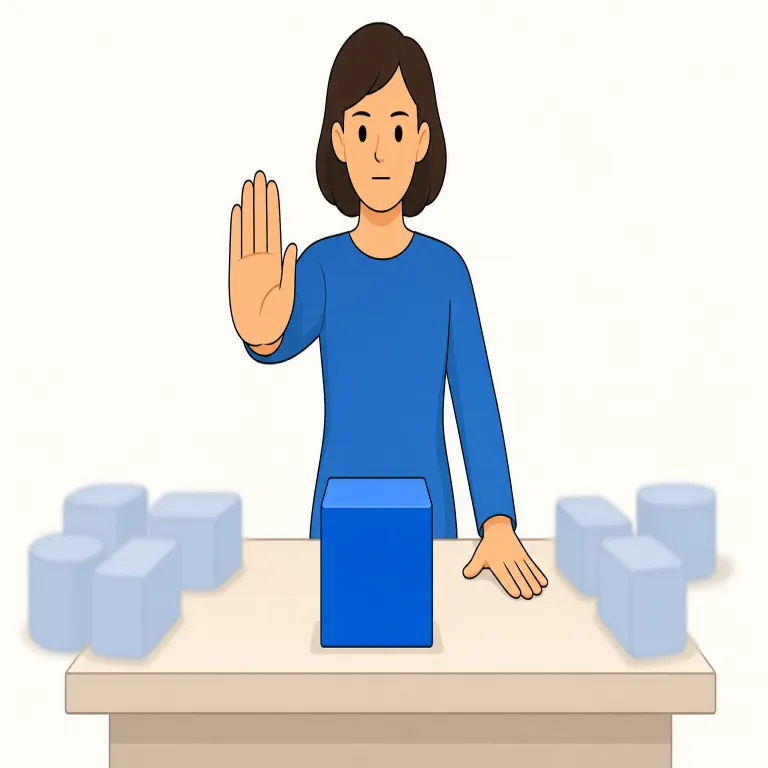 categorical（断定的な・形容詞）の覚え方イラスト — category を知っていれば、categorical は「物事をはっきり分類できるほど曖昧さがない」→「断定的な」とつなげると覚えやすい