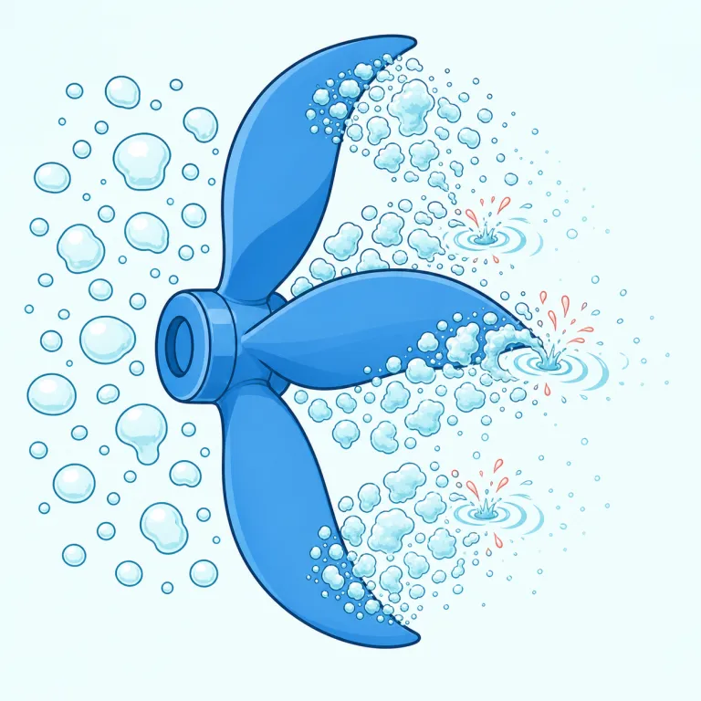 cavitation（空洞現象・名詞）の覚え方イラスト — まず cavity「空洞」を知っていると覚えやすい語