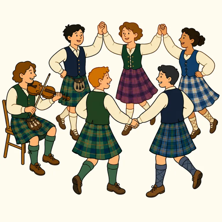 ceilidh（セイリッド・noun）の覚え方イラスト