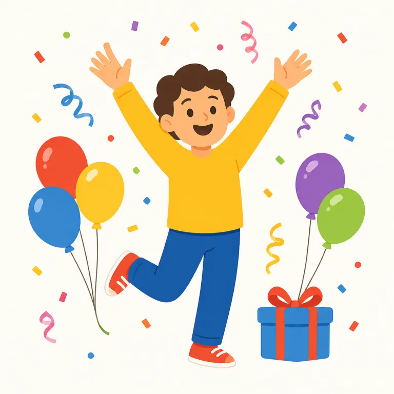 celebratoryの覚え方イラスト