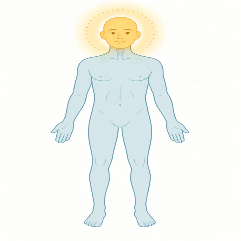cephalic（頭部の、頭側の・形容詞）の覚え方イラスト — head を表す専門寄りの形だと捉え、まずは “cephalic = head-side” と一塊で覚えると定着しやすいです