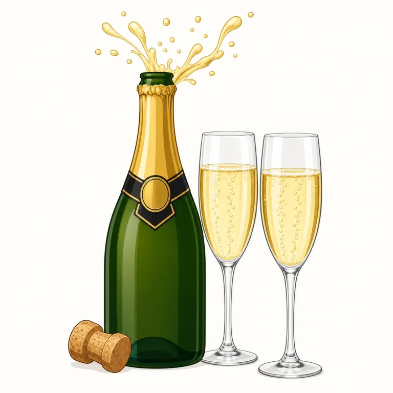 champagneの覚え方イラスト