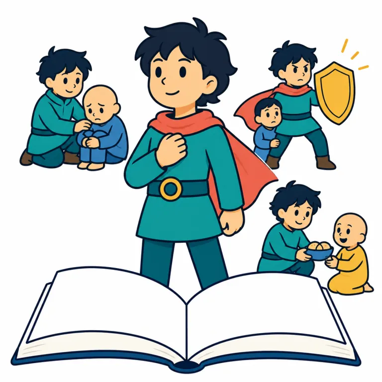 characterization（人物描写・noun）の覚え方イラスト