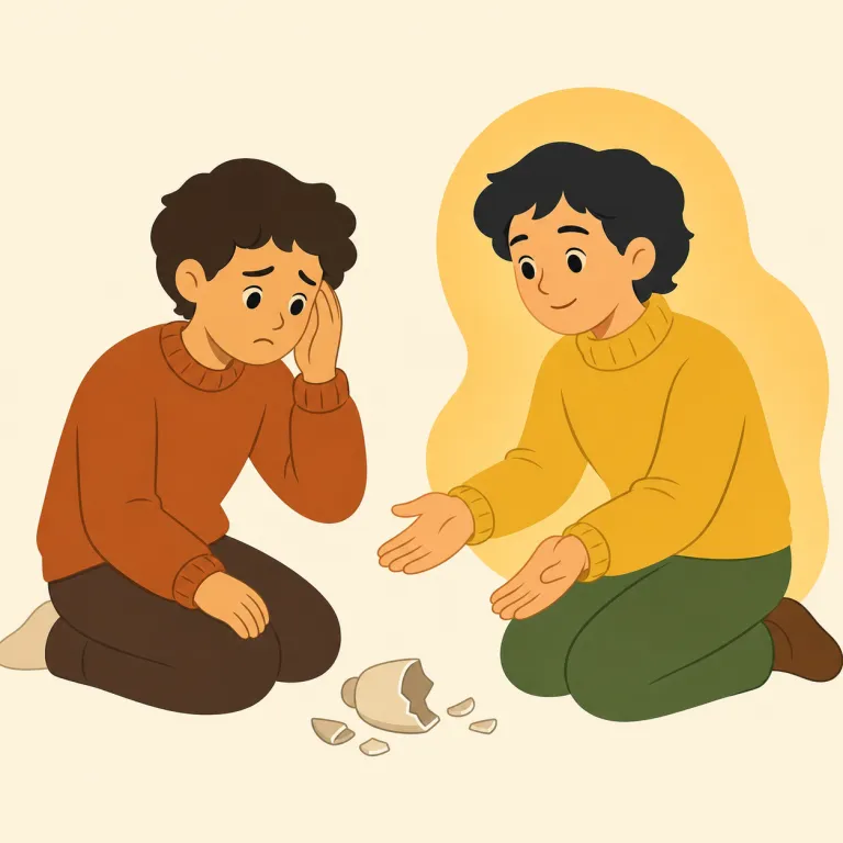 charitably（慈善的に・副詞）の覚え方イラスト — charitably は charity「慈善・寄付」から charitable「慈善的な」、さらに -ly で副詞になる流れで覚えます