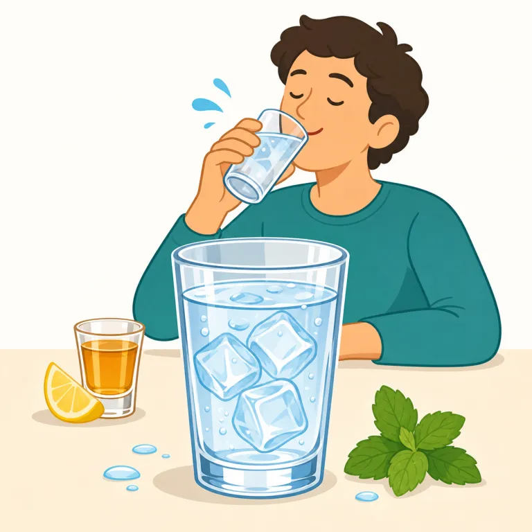 chaser（口直し用の飲み物・noun）の覚え方イラスト