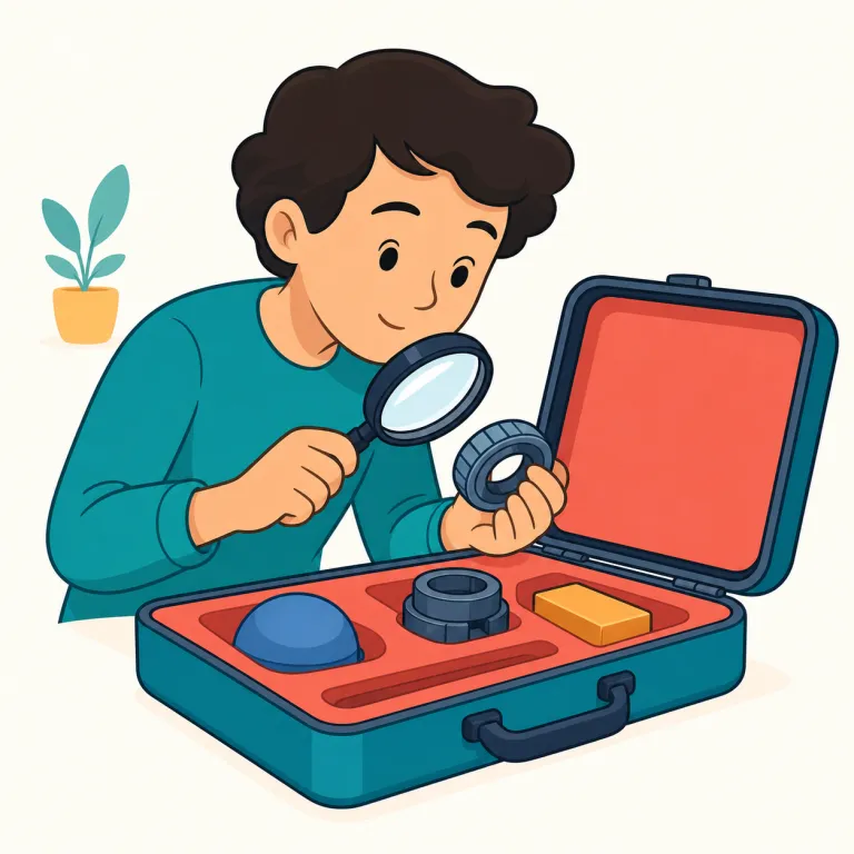 check ~ out（確認する・句動詞）の覚え方イラスト — まず check の基本を「確認する」と押さえ、その確認が out によって外まで広がる感じを持つと覚えやすいです
