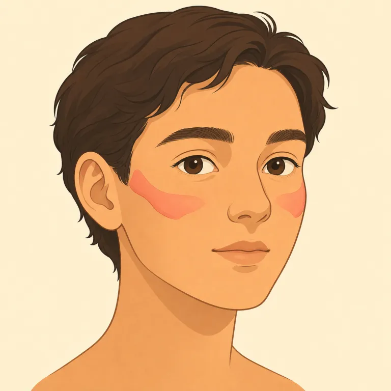 cheekbone（頬骨・名詞）の覚え方イラスト — cheekbone は cheek（頬）+ bone（骨）なので、まず「bone が入っている=体の骨の名前」とつかむと覚えやすい語です