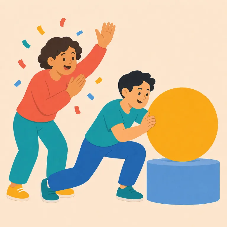 cheerlead（熱心に応援する・動詞）の覚え方イラスト — cheer「声援」と lead「先頭に立つ」を合わせ、「先頭に立って応援する」と捉えると覚えやすい語です