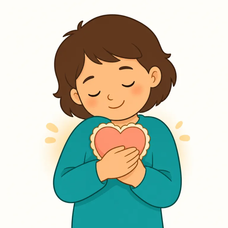 cherish（大切にする・動詞）の覚え方イラスト — この cherish は、好きな気持ちを心に置くだけでなく、その価値を日々のふるまいで示す語として整理すると使いやすいです