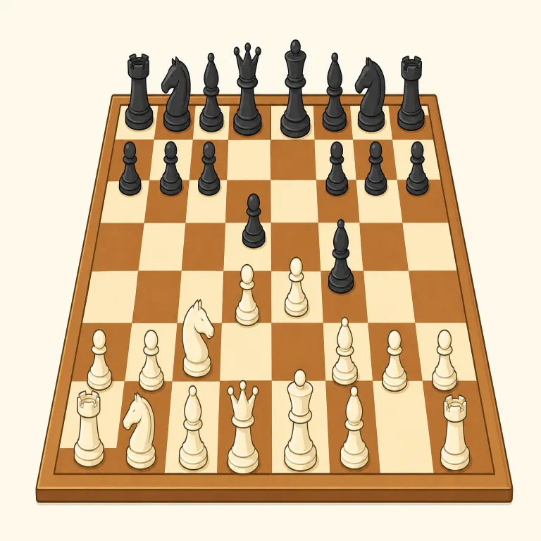 chess（チェス・名詞）の覚え方イラスト — play chess の形でよく使い、a chess とはあまり言わないので、「チェスという競技・遊び全体」を指す名詞として覚えると定着しやすいです