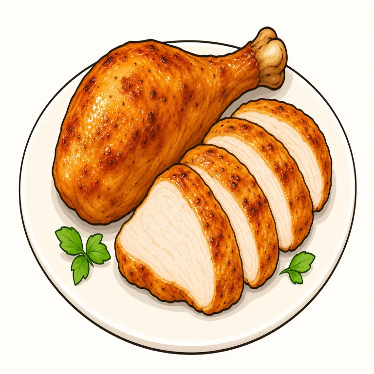 chicken（鶏肉・noun）の覚え方イラスト