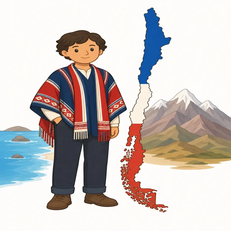 chilean（チリの、チリ人の・形容詞）の覚え方イラスト — まず「Chile + -an」で、American や Korean のような『国名から作る形容詞・国民名』の型として覚えると定着しやすいです