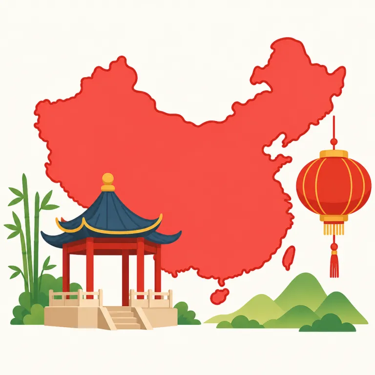 chinese（中国の・形容詞）の覚え方イラスト — 後ろに別の名詞が続く Chinese は、ラベルのようにその名詞の種類や背景を限定する形容詞と考える