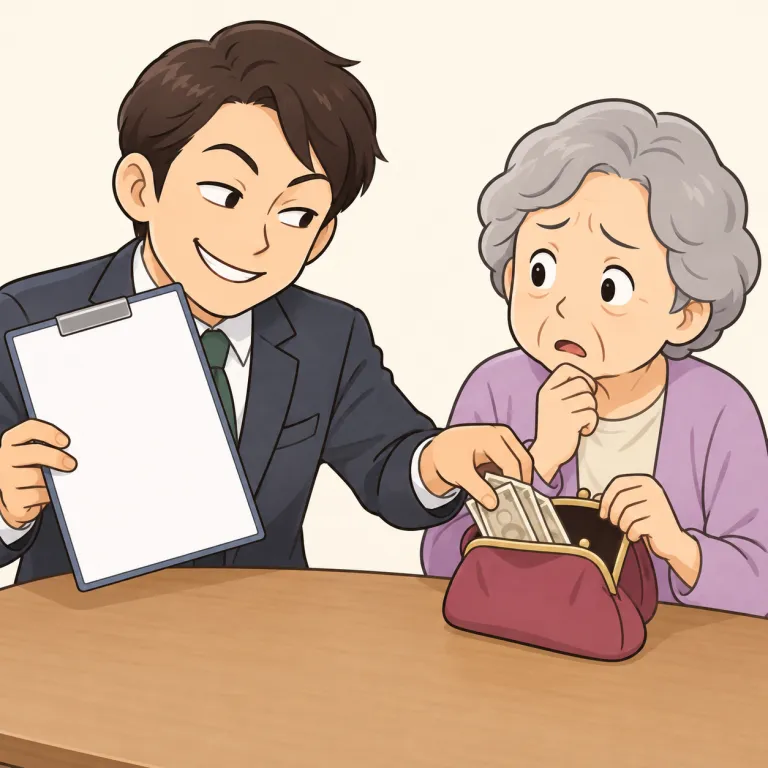 chisel（だまし取る・verb）の覚え方イラスト