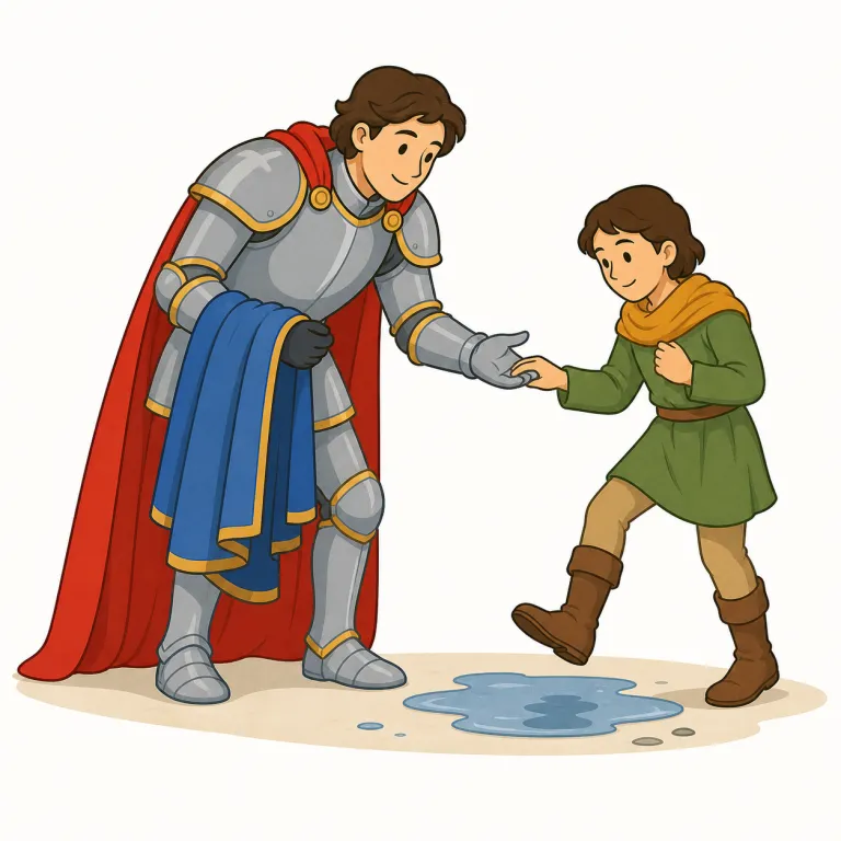 chivalrous（騎士道的な・形容詞）の覚え方イラスト — 長く見える語ですが、核は chivalry「騎士道」