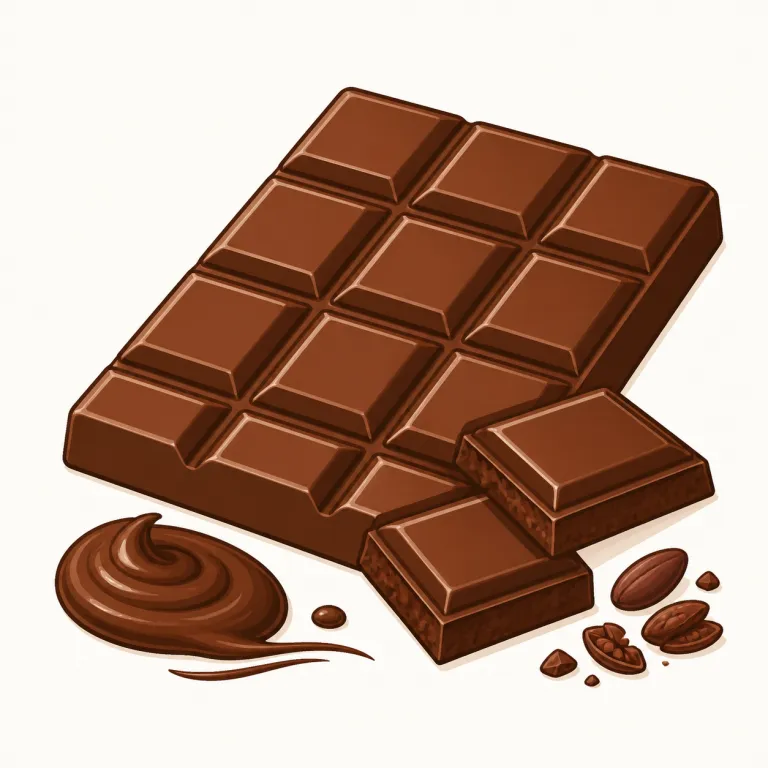 chocolate（チョコレート・名詞）の覚え方イラスト