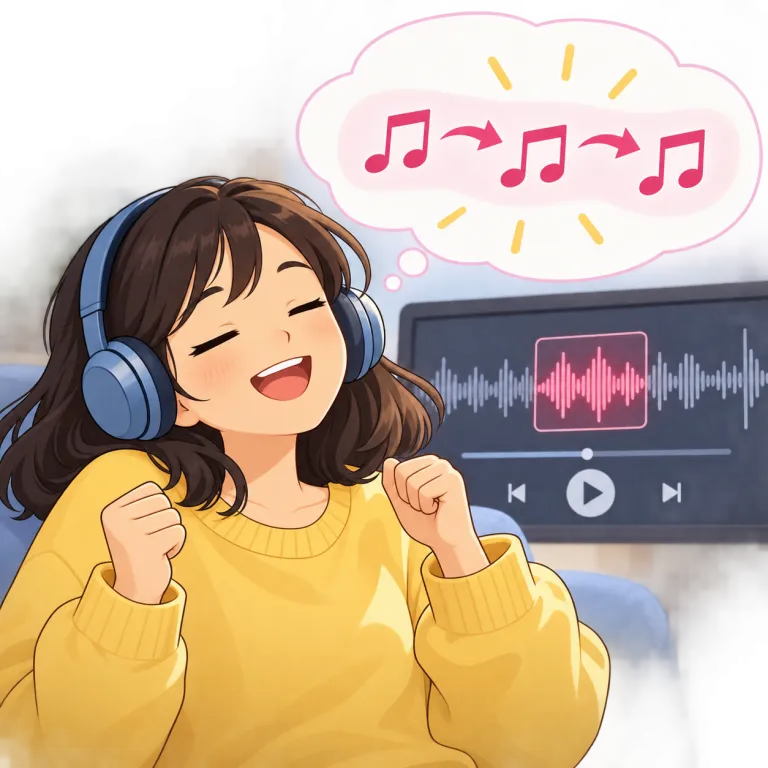 chorus（サビ・noun）の覚え方イラスト