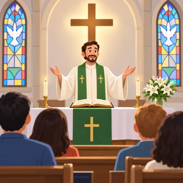 Christian（キリスト教の・adjective）の覚え方イラスト