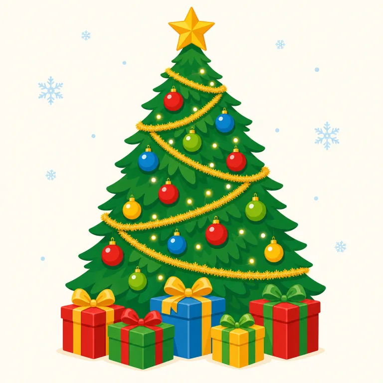 christmas（クリスマス・名詞）の覚え方イラスト