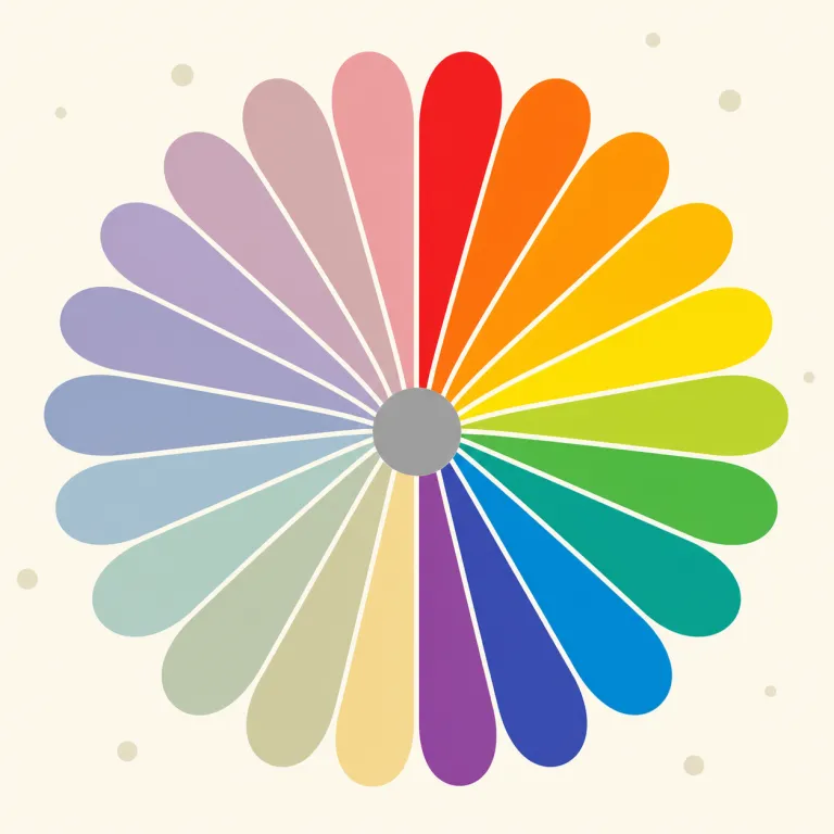 chroma（彩度・名詞）の覚え方イラスト — mono+chrome（単色）や chromatic（色の）を知っていると、chrom- が「色」に関わる語幹だとつながる