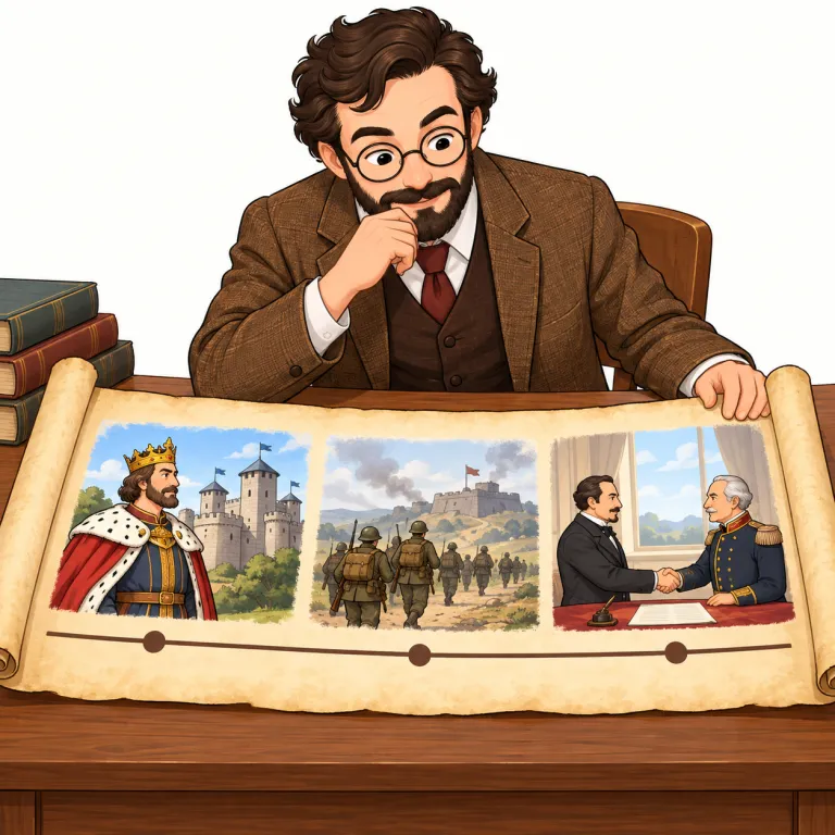 chronology（年表・noun）の覚え方イラスト