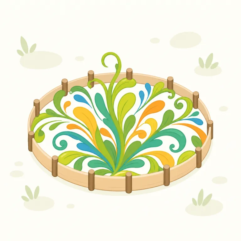 circumscribe（制限する・動詞）の覚え方イラスト — circum- は circle に通じる「周囲・ぐるり」、-scribe は describe / prescribe の -scribe と同じで「書く」