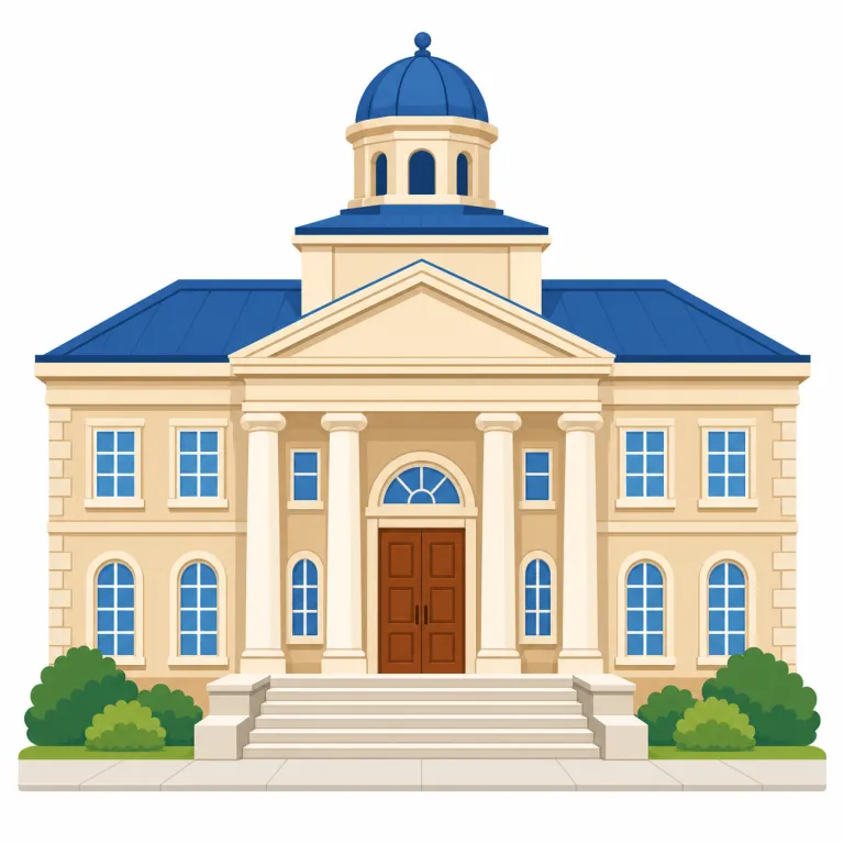 city hall（市役所・名詞）の覚え方イラスト — city hall は city（市・都市）+ hall（大きな建物・公的ホール）で、「市の中心となる建物」と押さえると覚えやすいです