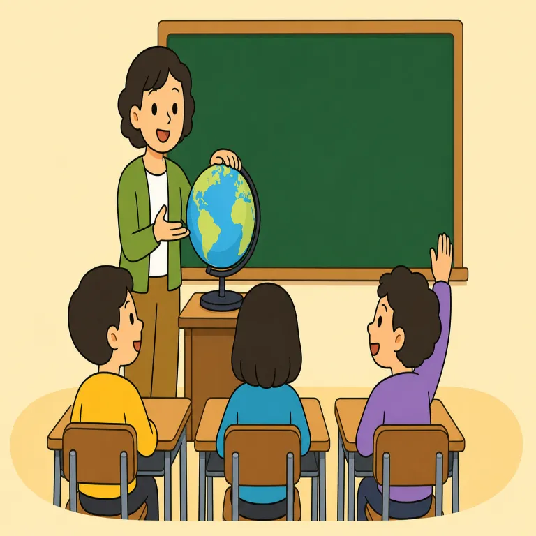 class（授業・noun）の覚え方イラスト