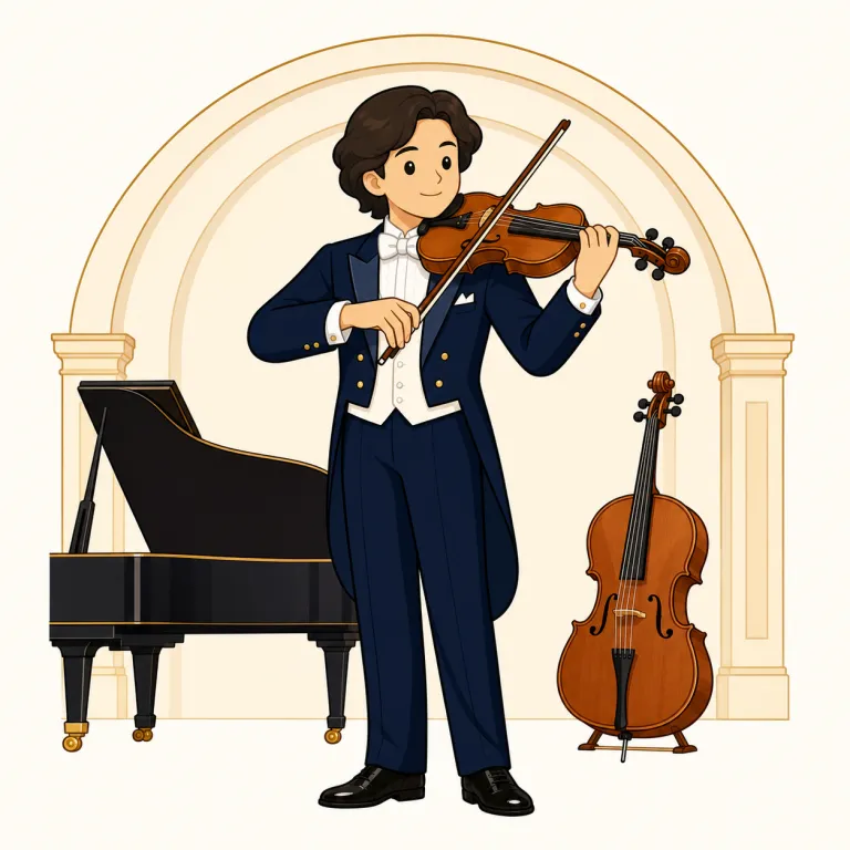 classical（クラシック音楽の・adjective）の覚え方イラスト