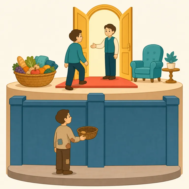 classism（階級主義・名詞）の覚え方イラスト — class を「授業」ではなく working class, upper class の class「社会階級」で捉えるのが第一歩