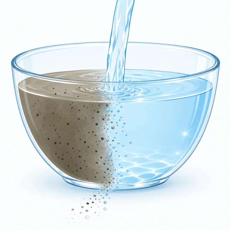 cleanse（浄化する・動詞）の覚え方イラスト — clean が分かれば中心感覚はそのままつかめます