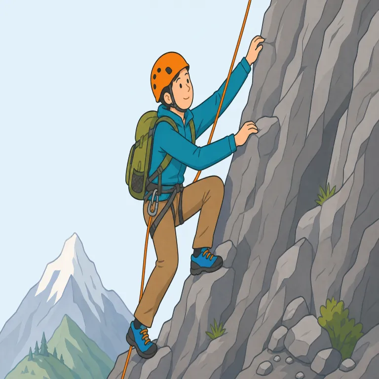 climbingの覚え方イラスト