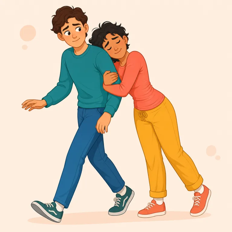 clingy（べったりした、依存的な；肌にまとわりつくような・形容詞）の覚え方イラスト — clingy は cling「くっつく・しがみつく」がそのまま形容詞になった語で、まず cling to ...「〜にしがみつく」を軸にすると覚…