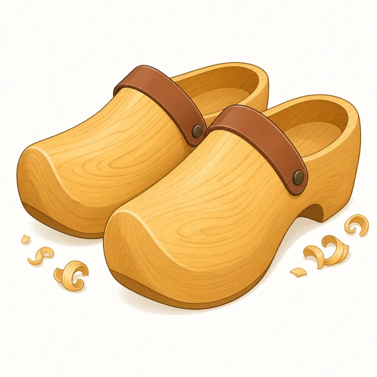 clog（木靴・noun）の覚え方イラスト