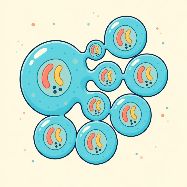 clonal（クローン性の・形容詞）の覚え方イラスト — clone を知っていれば、そのまま形容詞化した語だと押さえると早いです