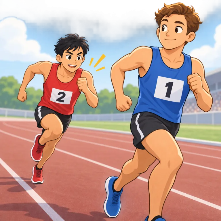 close in（差を詰める・phrasal_verb）の覚え方イラスト