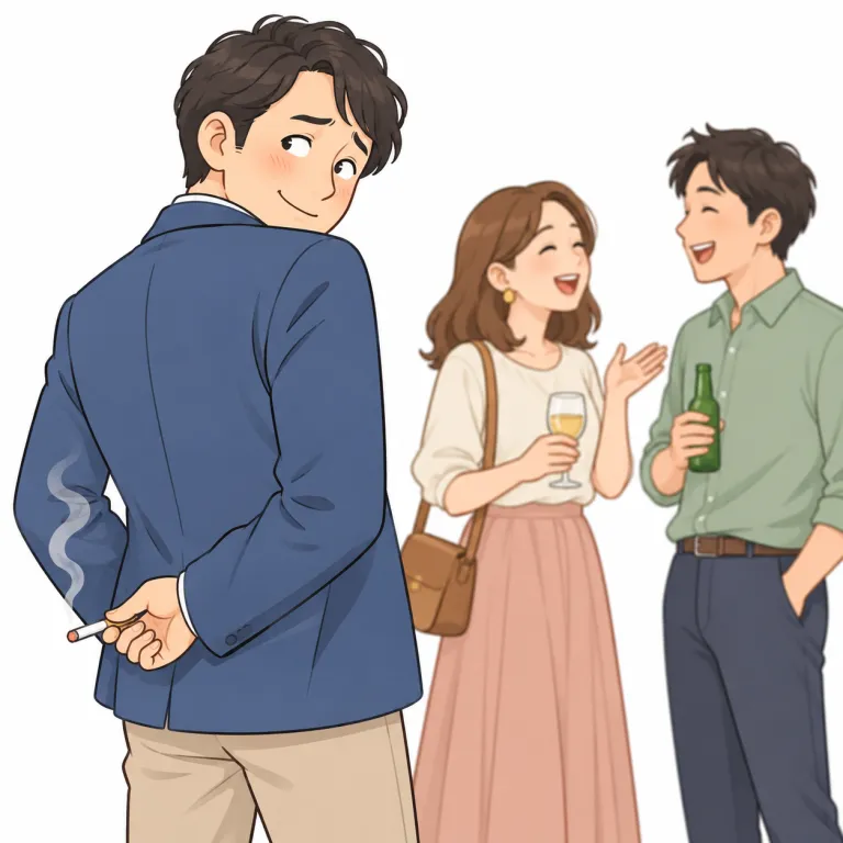 closet（秘密の、隠れた・adjective）の覚え方イラスト
